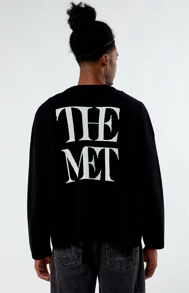 The Met x PacSun Logo Cropped Sweater