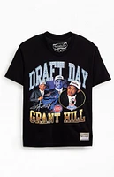 Mitchell & Ness Draft Day Detroit Pistons Grant Hill Concert T-Shirt