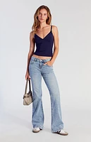 Pacsun Jade Low Rise Star Bootcut Jeans