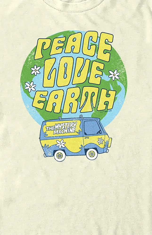 Scooby-Doo Peace Love Earth T-Shirt