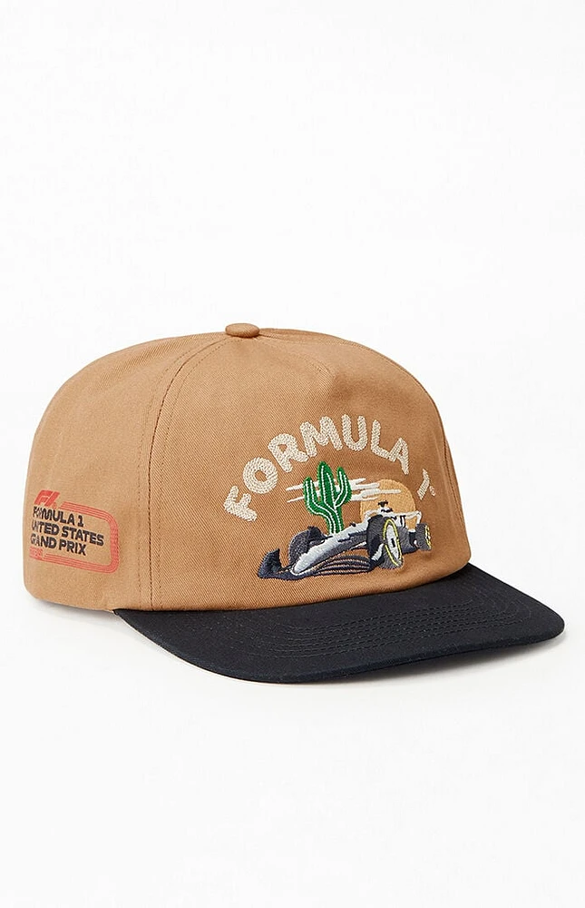 Formula 1 x PacSun Colorblock Travis County Cactus Snapback Hat