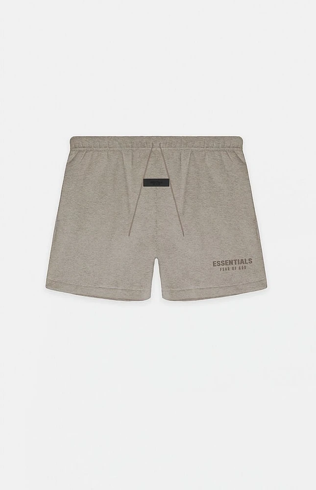 Kids Fear of God Essentials Heather Grey Sweat Shorts