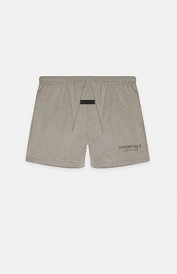 Kids Fear of God Essentials Heather Grey Sweat Shorts