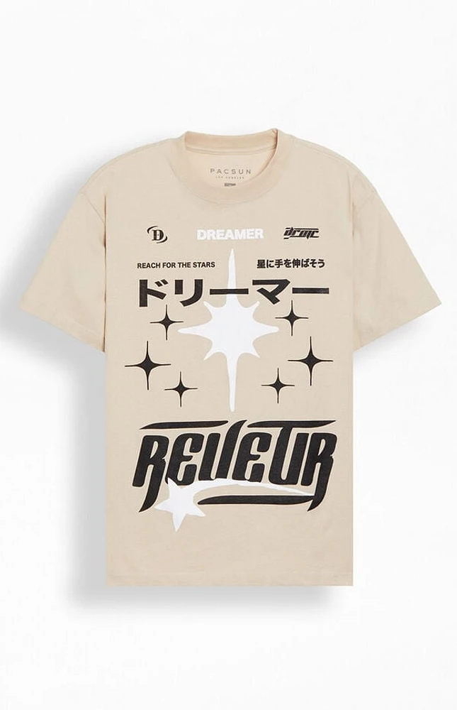 Pacsun Stars And Dreams Oversized T-Shirt