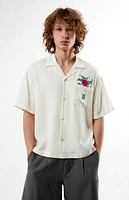 The Met x PacSun Bouquet Cropped Camp Shirt
