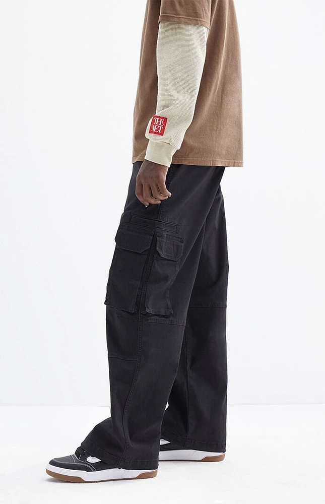 PacSun Stretchy Extreme Baggy Canvas Cargo Pants