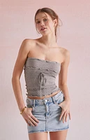 Beverly and Beck Josie Ruffle Tube Top