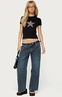 Edikted Petite Ace Relaxed Jeans