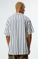 PacSun Terry Navy Viscose Camp Shirt