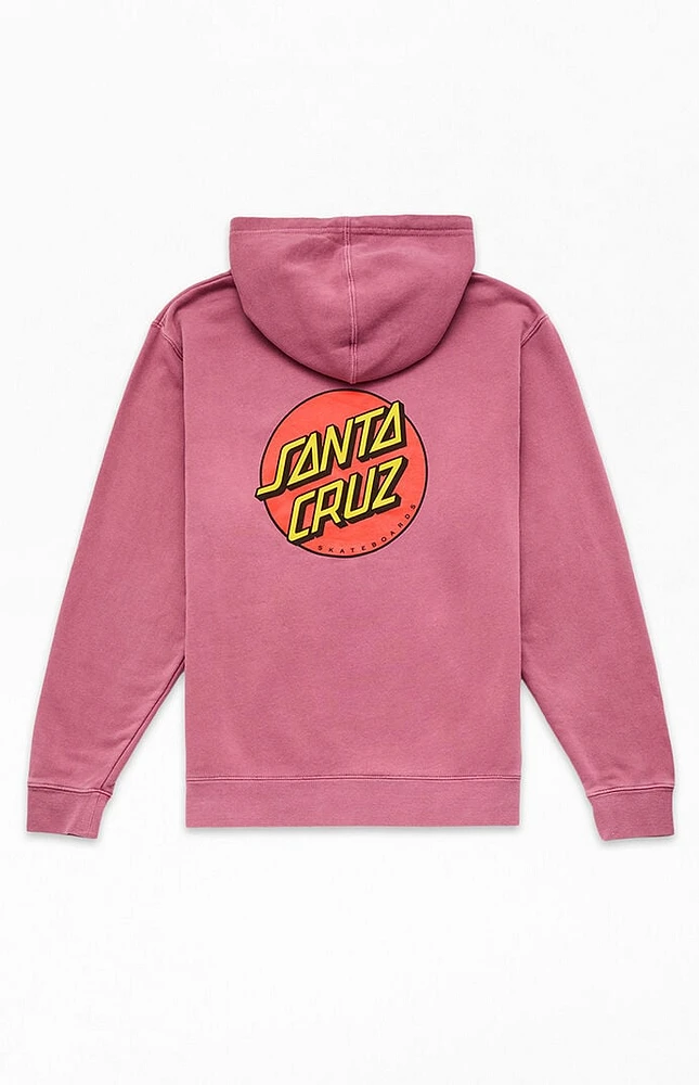 Santa Cruz Kids Maroon Classic Dot Hoodie