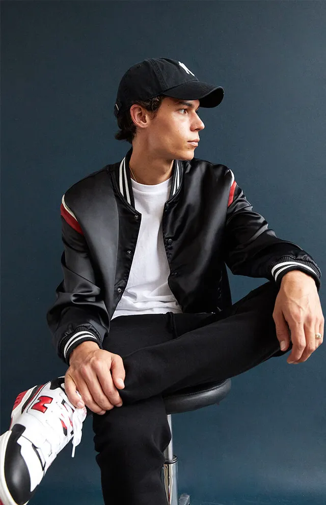 PacSun Pacific Sunwear Varsity Bomber Jacket