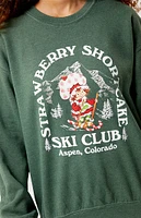 Strawberry Shortcake Ski Club Mountain Crew Neck Sweatshirt