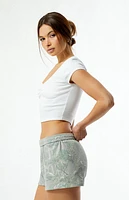 Pacsun Tree Camo Fleece Shorts