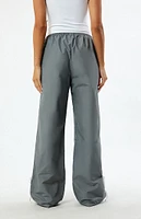 PacSun Dark Grey Wide Leg Track Pants