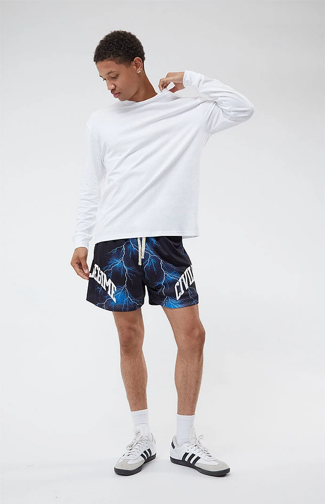 Civil Lightning Mesh Shorts
