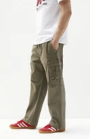 PacSun Olive Baggy Cargo Pants