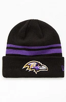 New Era Baltimore Ravens Striped Beanie