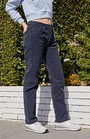 John Galt Navy Corduroy Straight Leg Pants