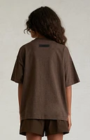 Kids Fear of God Essentials Heather Wood T-Shirt