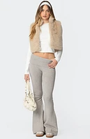Edikted Cassandra Faux Fur Vest
