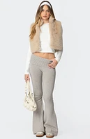 Edikted Cassandra Faux Fur Vest