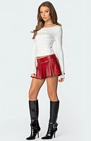 Edikted Cowboy Lover Boat Neck Top