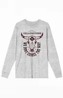 Yellowstone Skull Long Sleeve T-Shirt