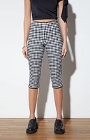 LA Hearts Gingham Capri Pants