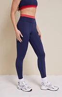 PAC 1980 WHISPER Active Navy Whitney Yoga Pants