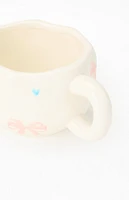 LA Hearts Bow Heart Mug