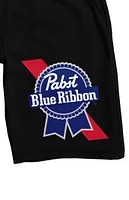 Pabst Blue Ribbon Logo French Terry Shorts