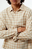 Pacsun Plaid Long Sleeve Button Down Shirt