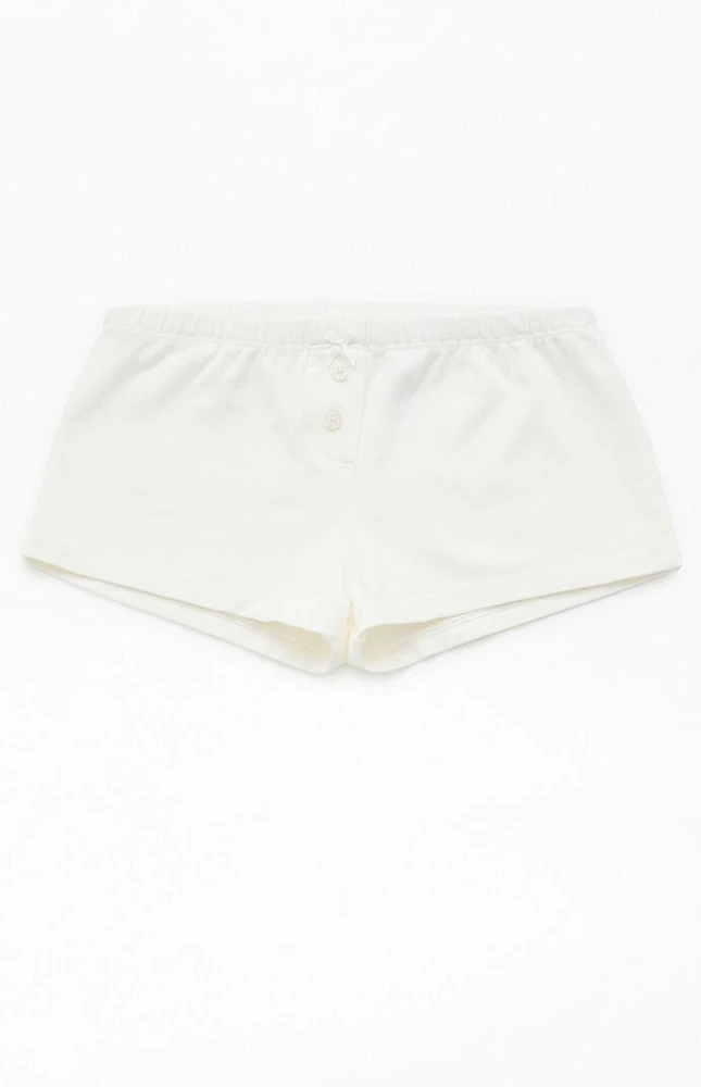 John Galt White Boxer Boyshorts