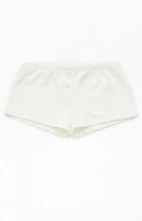 John Galt White Boxer Boyshorts