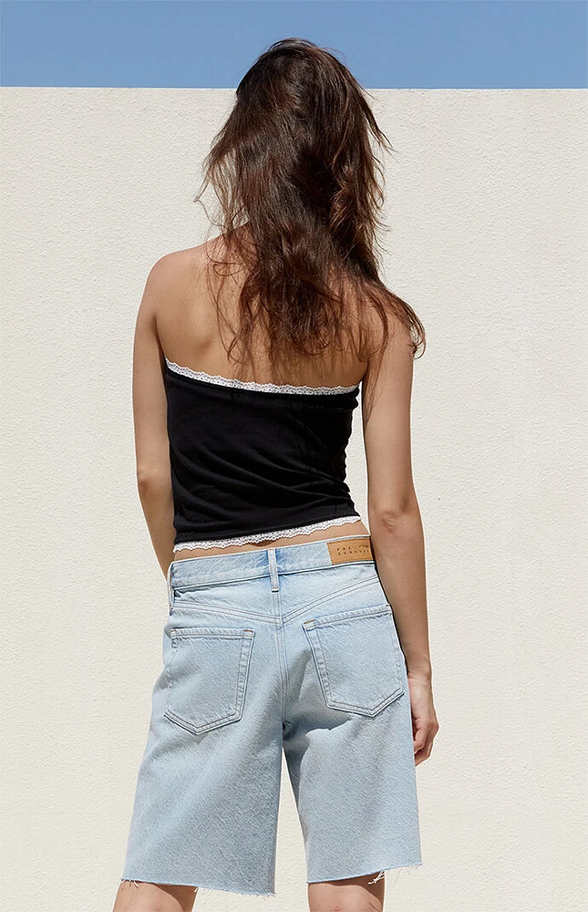 PacSun Light Indigo Baggy Jorts