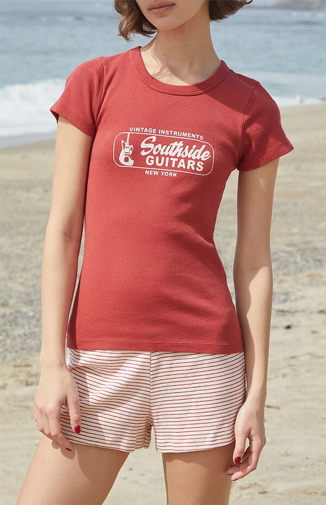 John Galt Red Southside Guitars T-Shirt