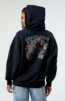 Converse Black Blooming Full Zip Hoodie