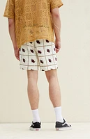 Pacsun Floral Linen Shorts