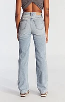 PacSun Light Indigo Ripped '90s Boyfriend Jeans