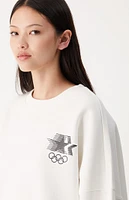 Olympics Los Angeles Crew Neck Oversized Sweatshirt