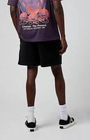 Pacsun Life Of Bliss Fleece Volley Sweat Shorts