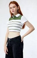 LA Hearts Sporty Polo Top