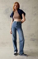 PacSun Stretch Medium Indigo '90s Boyfriend Jeans