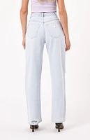 ABRAND Carrie Iris Rip High Waisted Jeans