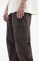 PacSun Brody Brown Cotton Cargo Pants