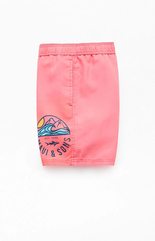 Maui & Sons All Season 5.5" Swim Trunks