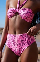 Salero Swim by Pacsun Tropical High Waisted Bikini Bottom