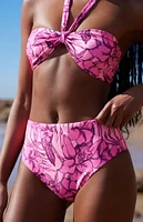 Salero Swim Tropical High Waisted Bikini Bottom