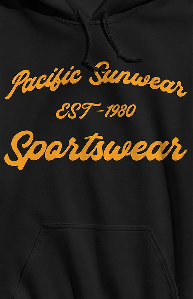 Pacific Sunwear Script 1980 Sportswear Hoodie