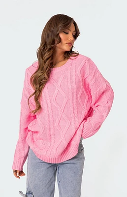 Kennedy Oversized Cable Knit Sweater